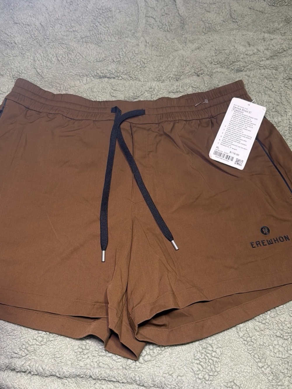 Lululemon erewhon collab Brown Athletic Drawstring Shorts -